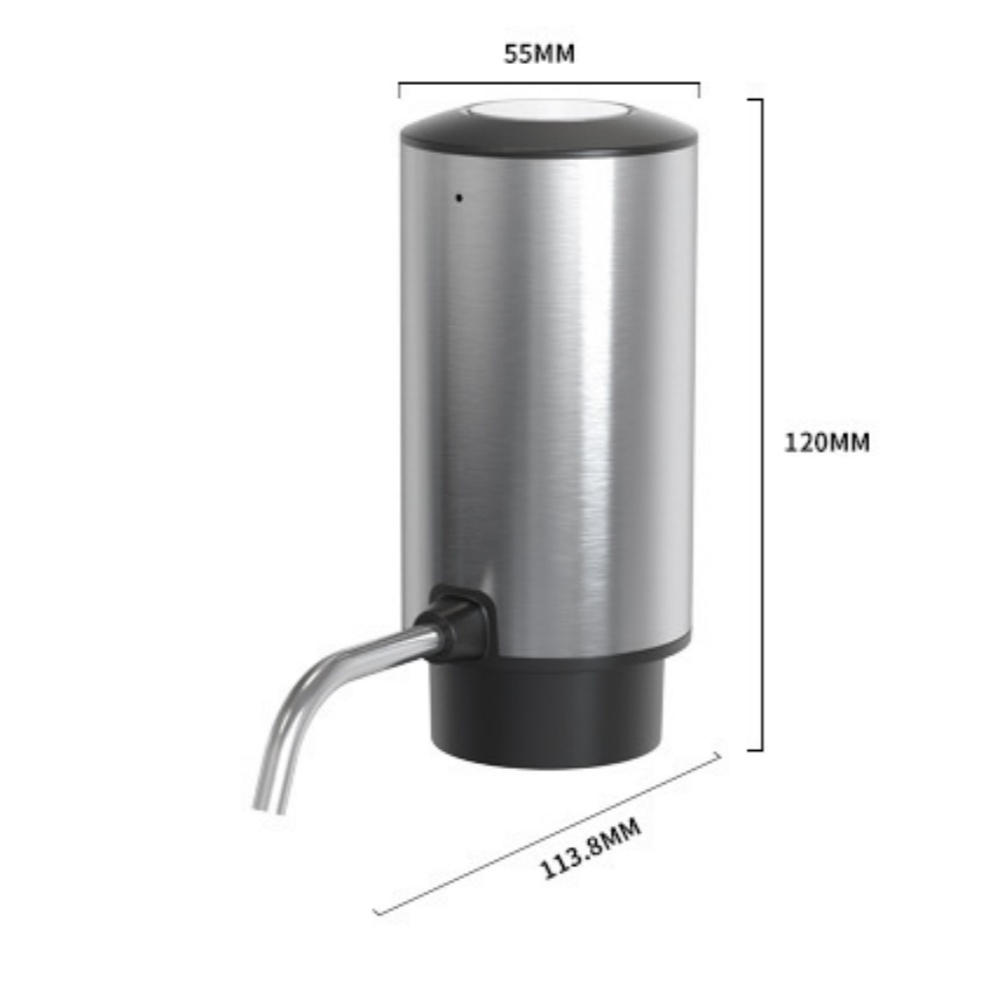 충전식 베이스와 스테인리스 스틸 튜빙이 있는 전기 와인 - Wine Aerator Pour 리뷰 및 가격