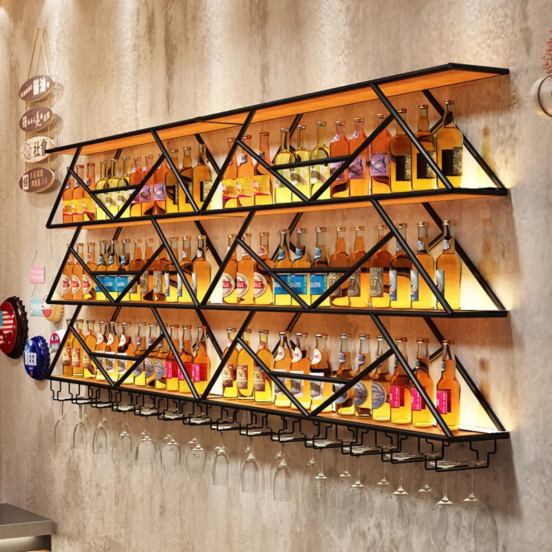 벽걸이 와인랙 철제 수납 선반 창의적인 바 디스플레이  - Wine & Beer Guayaquil 리뷰 및 가격