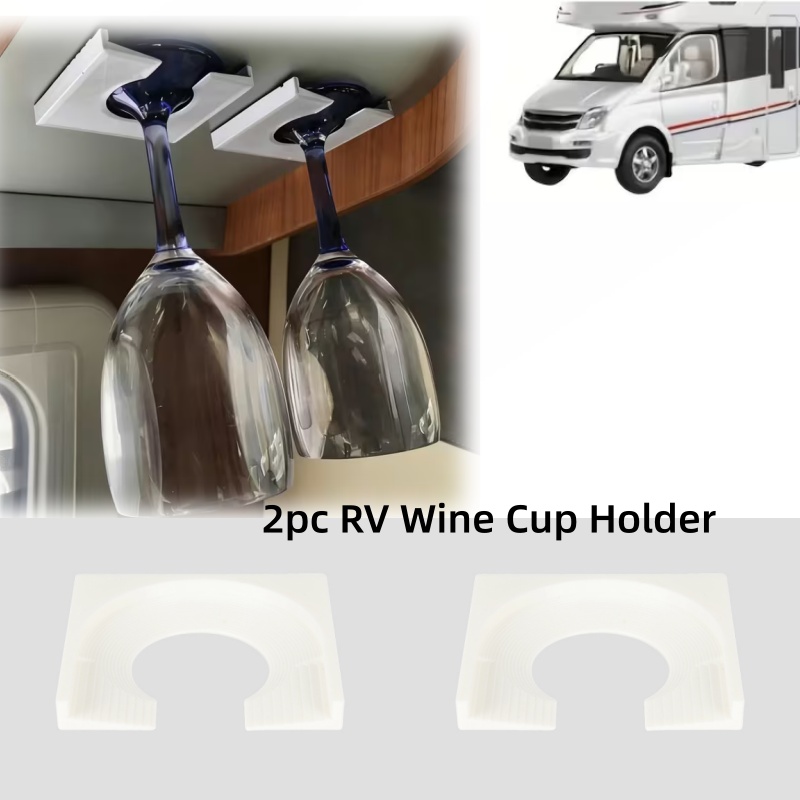 2pc RV 캠핑카 와인 컵 홀더(자체 접착 접착제 포 - Wine & Beer Guayaquil 리뷰 및 가격